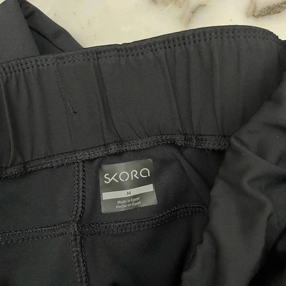 Skora Women’s High Waist Black Jogger Cropped Athletic - Picture 8 of 8